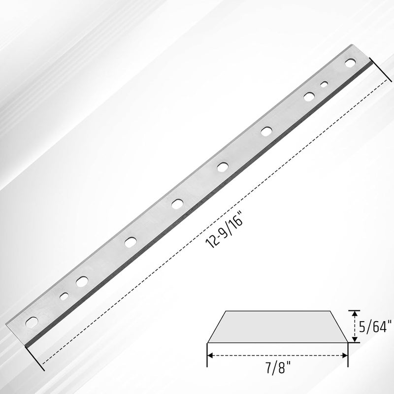 WOODSTARTER 3pcs 12-1/2 Inch Planer Blades for Dewalt DW734 Planer, HSS Dual Cutting Edges Replacement for DW7342 Planer Knives - Image 2